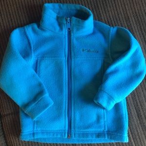 3T Columbia Fleece Jacket Blue Toddler Coat Sweater Boys or Girls